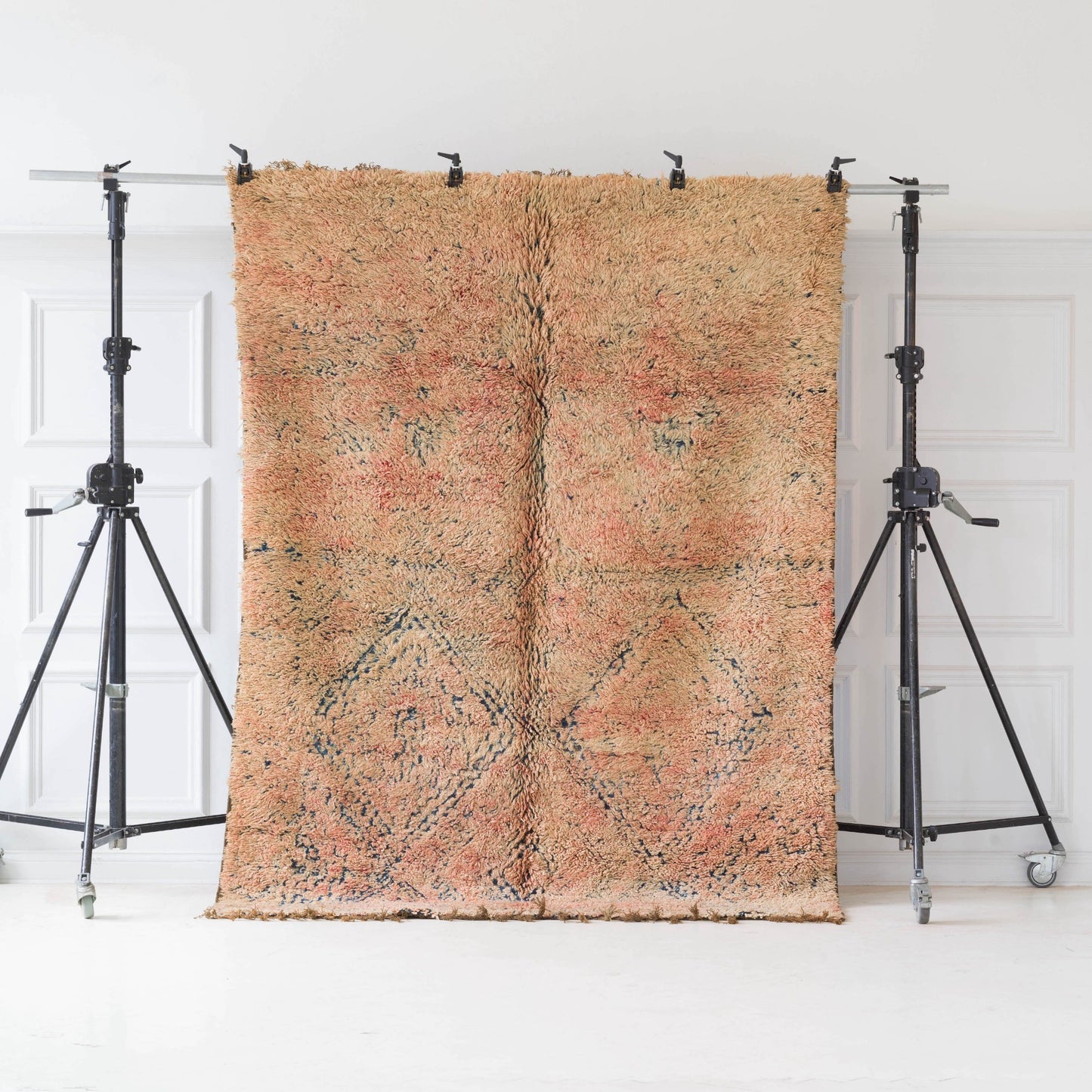 Marockansk berber handgjord orientalisk ullmatta