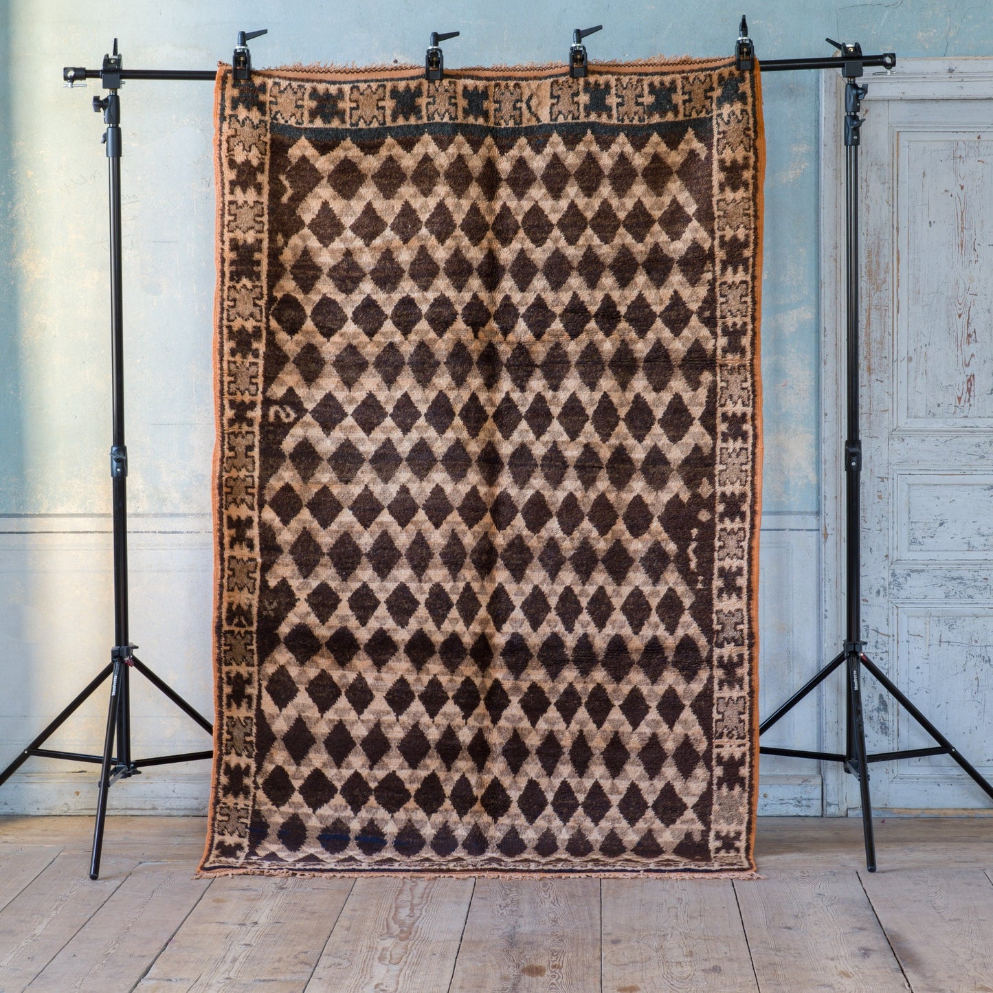 Marockansk inredning ullmatta från Marrakesh Marocko