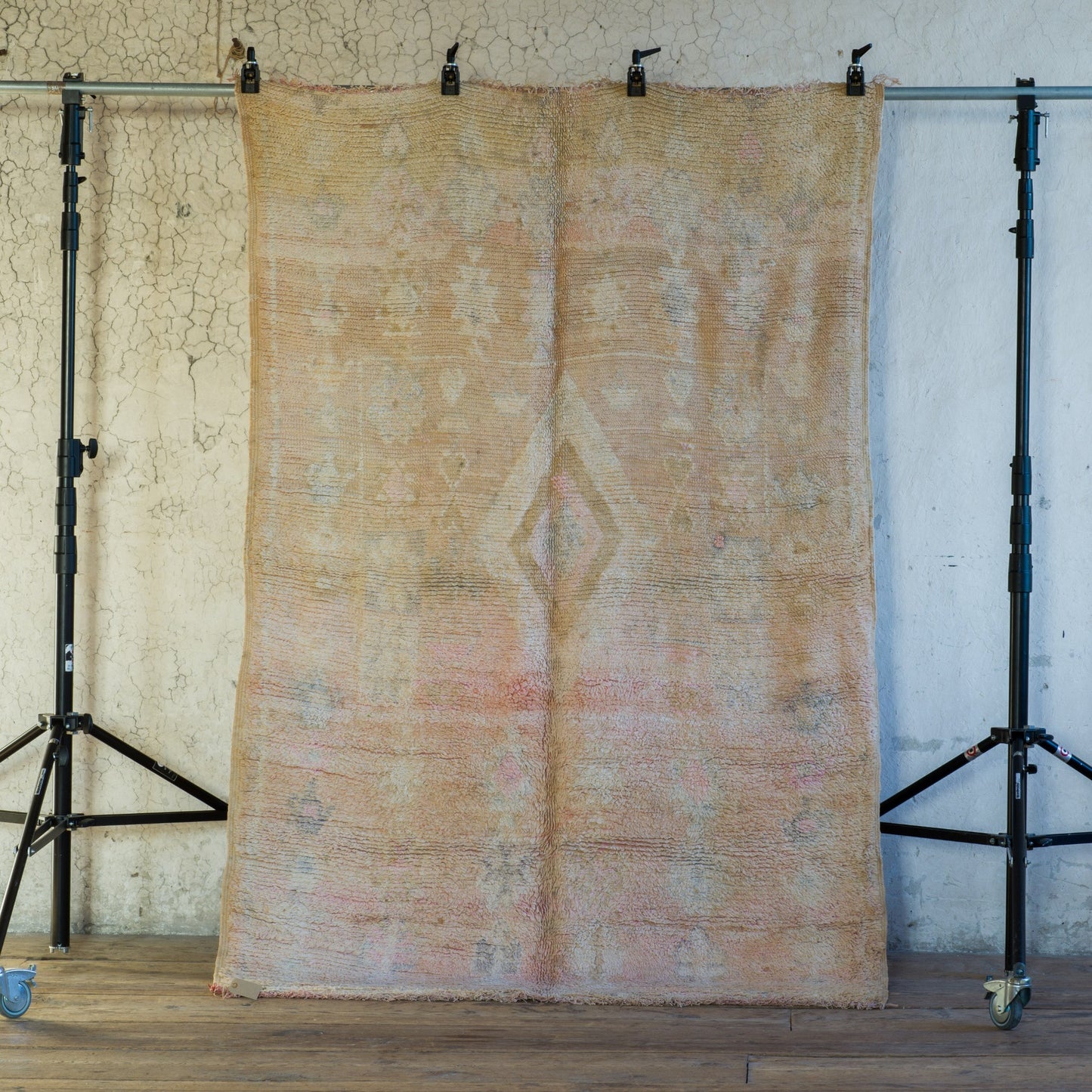 Marockansk Inredning orientalisk Boujaad matta i ull Atlas bergen Marocko