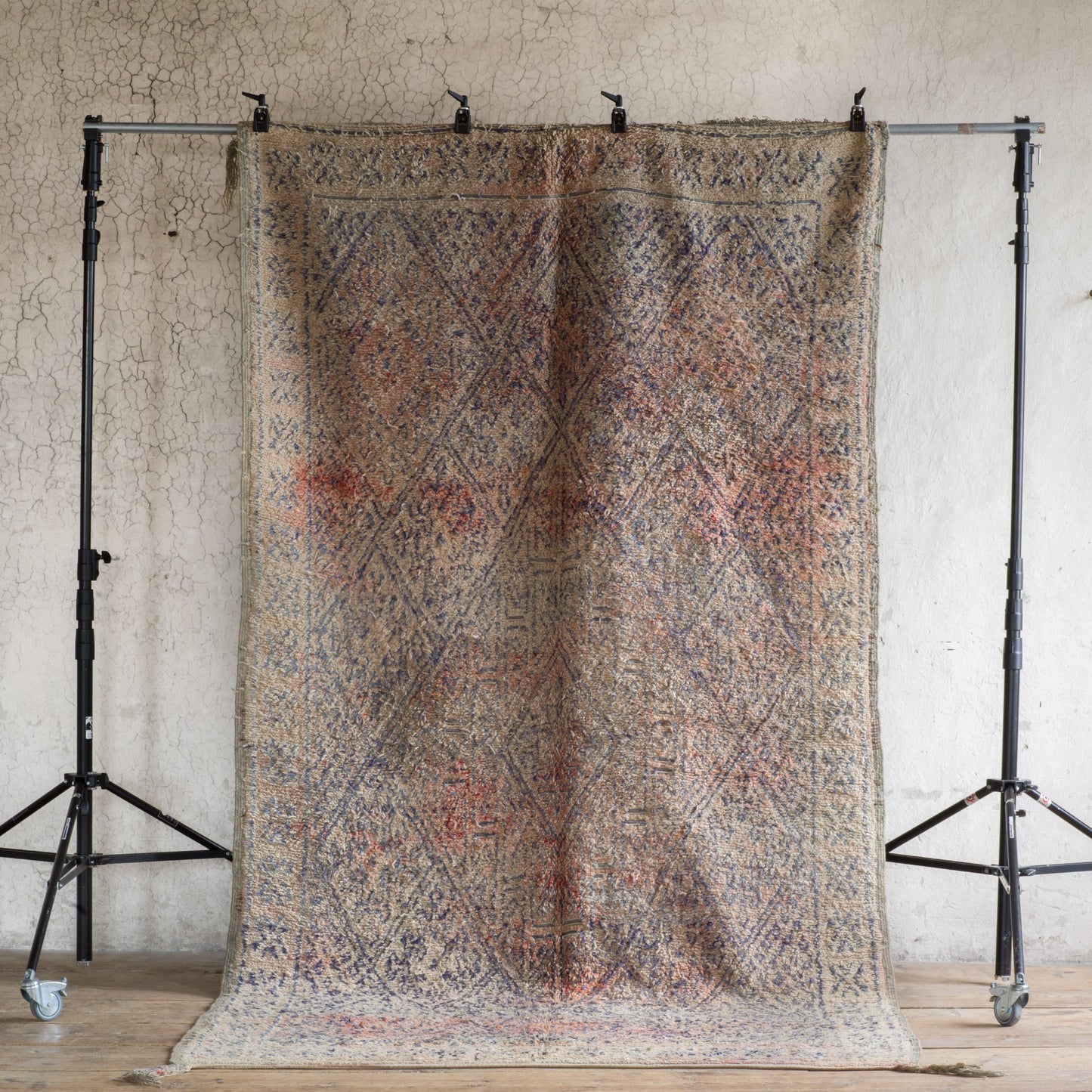 Marockansk Inredning orientalisk Beni Mguild matta i ull Atlas bergen Marocko