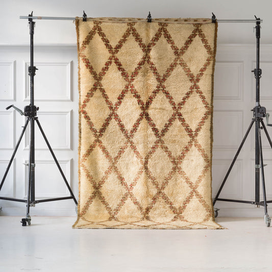 Marockansk Beni Ourain-matta av ull