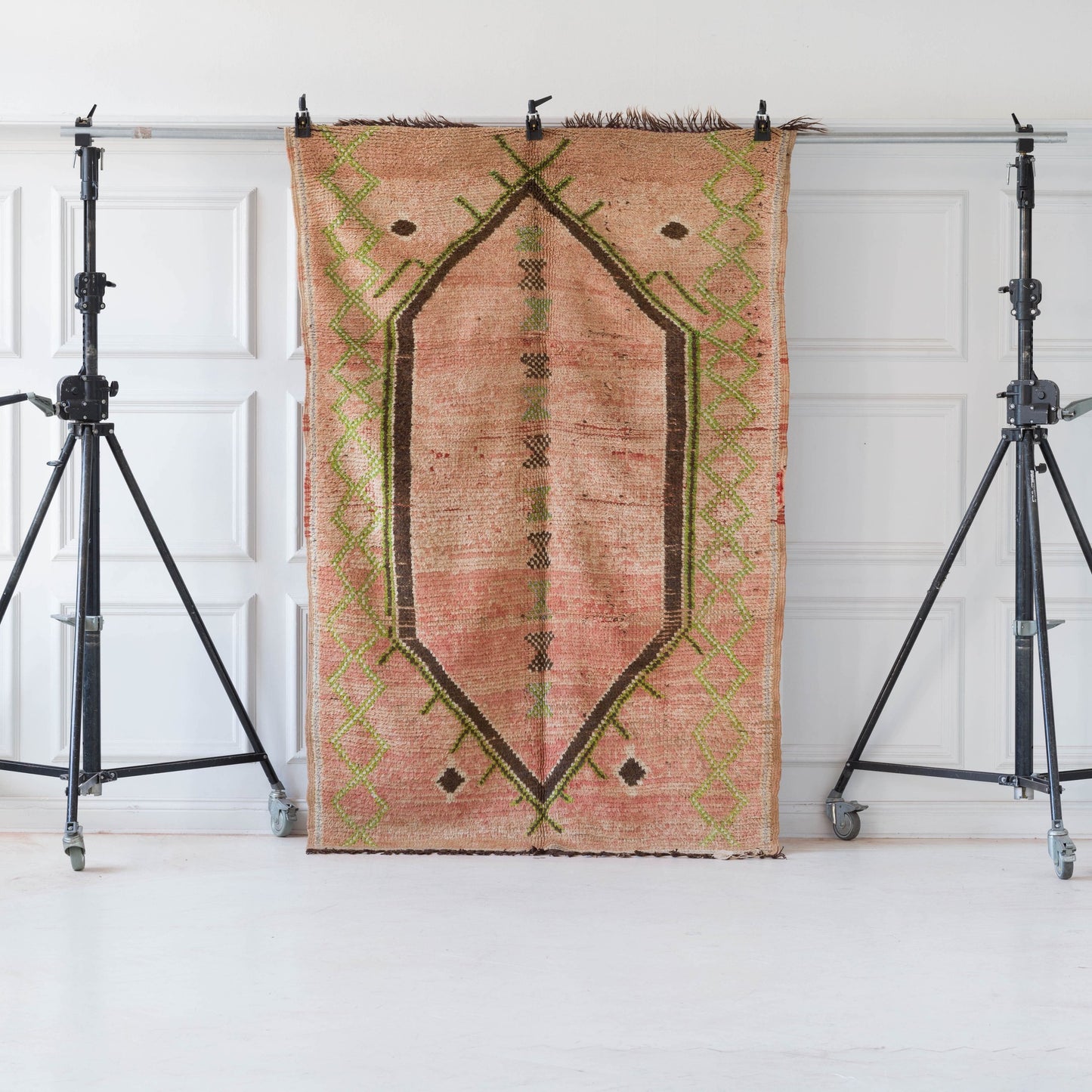 Marockansk matta i naturlig ull marockansk inredning