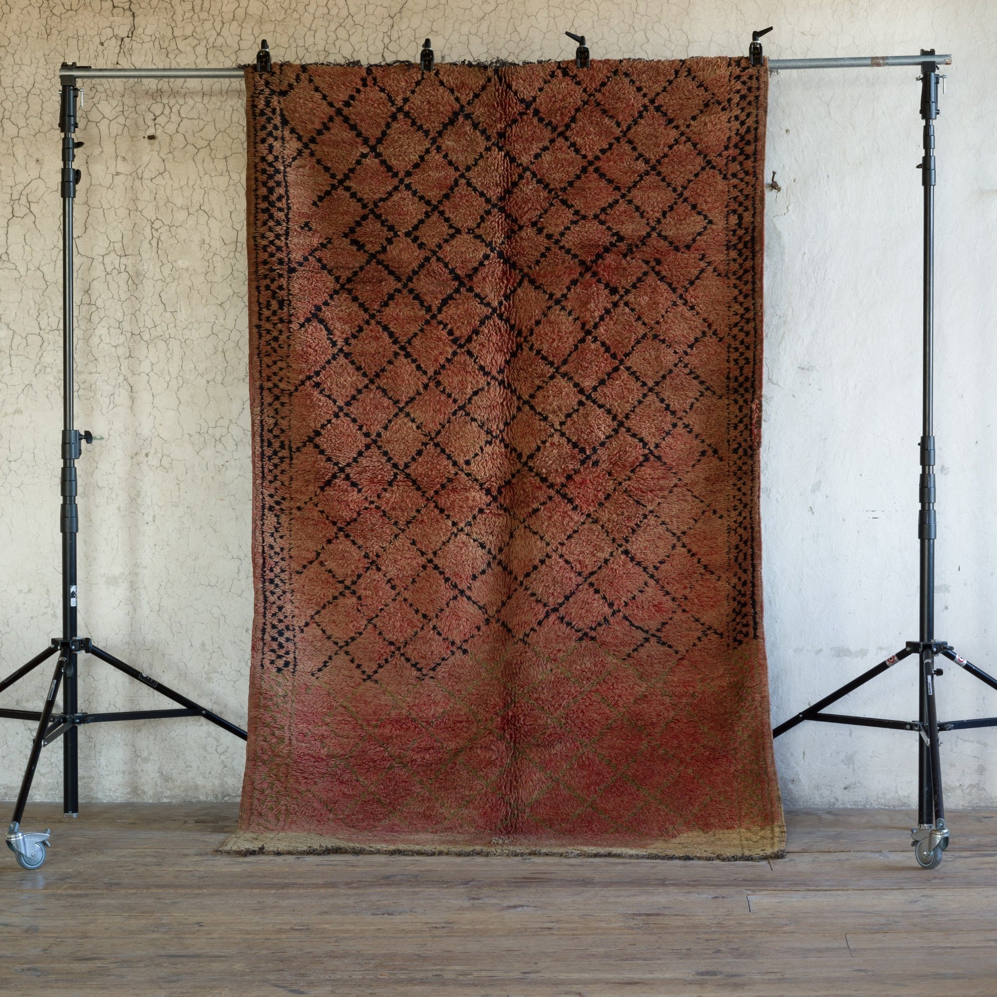 Marockansk Inredning orientalisk Beni Mguild matta i ull Atlas bergen Marocko