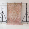 Äkta vintage marockansk Boujaad-matta med detaljrikt mönster 326x169cm
